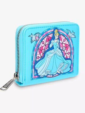 Loungefly Disney Cinderella Stained Glass Portrait Wallet *NEW*
